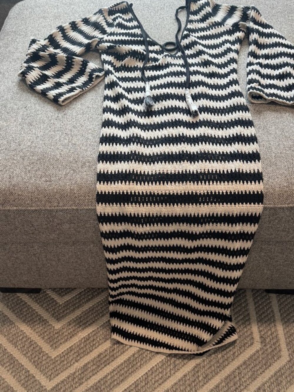 Surf Gypsy NWT Full Length Crochet Swimsuit Coverup Size M
